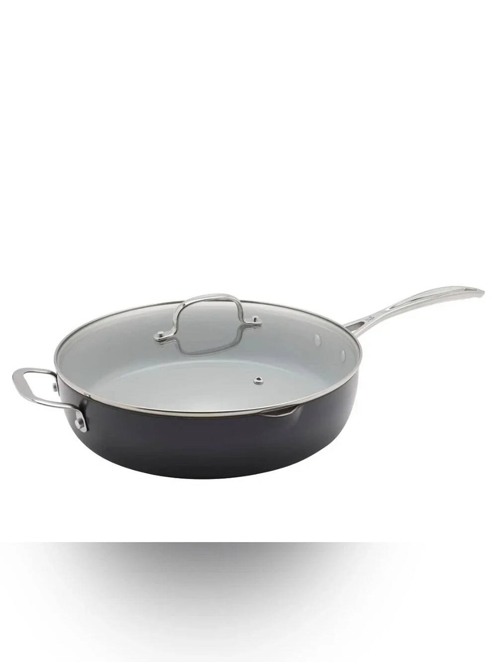 (Ew)Henckels 5-qt  Ceramic Nonstick Saute Pan with Handle Helper & Lid